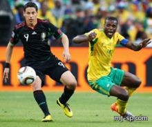المكسيك تعادل جنوب افريقيا في افتتاح المونديال