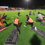 (بالصور) الخليج يضرب بقوة وابها يوقف الرياض بالتعادل