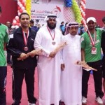 (بالصور) أخضر الجولف يحقق المركز الثاني خليجياً .. والدويش سلم علم البطولة لرئيس الوفد الكويتي