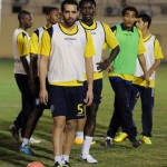 (بالصور) إلتفاف شرفي خلجاوي قبل مواجهة الرياض‎