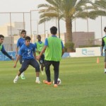 (بالصور) الشعلة يبدأ الاستعداد للرائد وسط حضور اداري