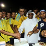 (بالصور)مجلس جمهور التعاون يعايد اللاعبين والاجهزة الفنية