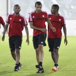 أولمبي الشباب يجرى مرانه الرئيسي للقاء العروبة