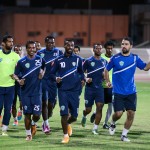الأخضر بنهي تحضيراته لمواجهة فلسطين