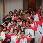 بلاتر وبلاتيني يحضران حفل إفتتاح خليجي 22