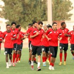 التعاون يؤدي مرانه الأخير قبل مغادرته إلى دولة الإمارات