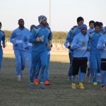هجر يواصل مرانه بالمعسكر التركي