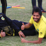 الشباب يجري مرانه الرئيسي للهلال