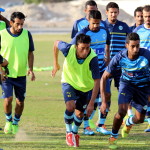 اول العروبة يواصل تمارينه و وجبة غداء للاعبين‎
