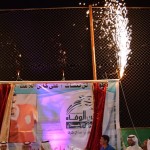 إستقبال جماهيري كبير في تبوك لفريق الصقور بعد الصعود لدوري الثانية