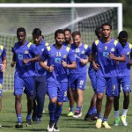 هجر يواصل مرانه و استعداداته
