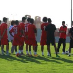 الخليج ينهي تحضيراته لمواجهة أنطاليا سبور التركي بتدريب تكتيكي وترفيهي