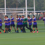 النصر يواصل تدريباته والفريدي يكتفي بالجانب اللياقي والانفلونزا تجبر حسين عبدالغني على التواجد بالعيادة الطبية