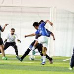 بحضور ” الهاشم ” افتتاح #دورة_مواهب_القارة بنادي القارة بمشاركة 16 فريق