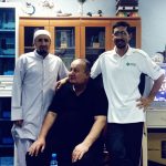 نواف العابد يزور جمعية أصدقاء لاعبي كرة القدم الخيرية