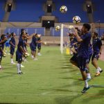 #النصر يبدأ الاستعداد لمباراة #أحد ويجري مناورة انتهت بهدفي الجميعة والسهلاوي