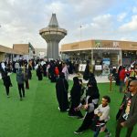 نائب أمير منطقة #الرياض يزور جناح #الخرج ويشاركهم #العرضة