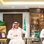 القائم بالأعمال في سفارة خادم الحرمين الشريفين بتشيلي يستقبل اخضر الكاراتيه