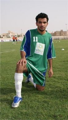 فاز اللاعب فهد المنقري بجائزة افضل لاعب في المباراة .