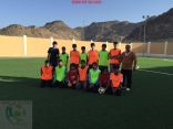 البطولة النهائية الرباعية لكرة القدم لطلاب بمدرسة العز بن عبد السلام الثانوية بمكة