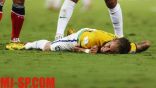(بالفيديو) نيمار لن يستكمل كاس العالم