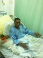 لاعب الشرق السابق ( الرويشد ) يجري عملية الرباط