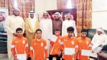 لتحقيقهم ثالث مملكة #جمباز محافظ #صبيا يستقبل رئيس #الأمجاد ويقدم 1000ريال دعما للنادي