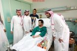 نجوم النصر يزورون افراد قواتنا المصابين بالحد الجنوبي‎