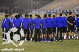حضور شرفي مميز يدعم تمرين الهلال , و الغنام يعود