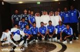 نواف بن سعد يكرم أباتشي الهلال