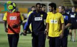 النصر يعاود تدريباته , و ماكين يغيب لإلتحاقه بالمنتخب