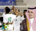 الرئيس العام يهنئ منتخب الناشئين لتأهله لنهائي كاس العرب