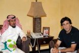 المدرب النصراوي يزور النادي