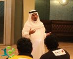 بن داخل يجتمع بلاعبي اولومبي الاتحاد قبل اول مواجهة