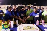 الفريق النصراوي يستأنف تدريباته ويقيم حفل معايدة للاعبين