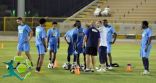 الفريق النصراوي يواصل إستعداداته للمباراة القادمة و يبدأ تدريبه  باجتماع للمدرب جوستافو كوستاس  مع اللاعبين بحضور علي كميخ