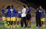 مؤتمر صحفي لمدرب الفريق واللاعب عبدالعزيز فلاتة والفريق يواصل استعداداته للاهلي‎