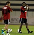 الفريق الشبابي يواصل تدريباته ونايف القاضي يشارك في التدريبات