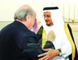 بلاتر يلتقي بأعضاء وفد الاتحاد السعودي في زيورخ