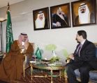 الأمير نواف يستقبل وزير الشباب والرياضة اللبناني