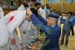 قاعدة الملك عبدالله ابطال التنس وقاعدة الملك عبدالعزيز ابطال الاثقال في دورة الولاء والوفاء