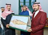 سمو الأمير الدكتور بندر بن سلمان يزور جناح #الخرج في #الجنادرية