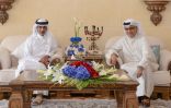 سلمان بن ابراهيم يبحث مع رئيس الإتحاد القطري سبل تطوير الكرة الآسيوية