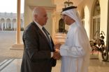 خلال استقباله اللواء الرجوب.. سلمان بن ابراهيم يؤكد دعم الإتحاد الآسيوي للكرة الفلسطينية