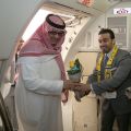 بعثة النصر تصل لأوزبكستان برئاسة الأمير فيصل‎