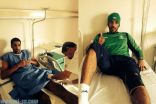 نجاح عملية لاعب الفريق الأول لكرة الطائرة حسين المعيدي‎