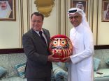 سلمان بن ابراهيم  يستعرض مع رئيس الإتحاد الياباني خطط التطوير الآسيوية