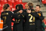 برشلونه يتأهل إلى نصف نهائي كأس ملك أسبانيا