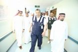 رئيس الأهلي ولاعبي الفريق الأول يزورون المصابين في حادثة سقوط رافعة الحرم المكي