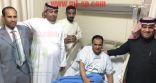 “نائب السفير السعودي بالأردن” يطمئن على صحة رئيس مجلس إدارة نادي أُحــد‎